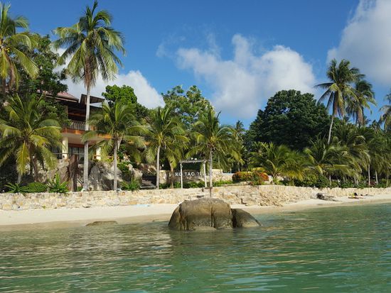 Das Hotel haben wir quasi für uns allein - es befinden sich nur noch eine Handvoll Gäste in der Anlage.