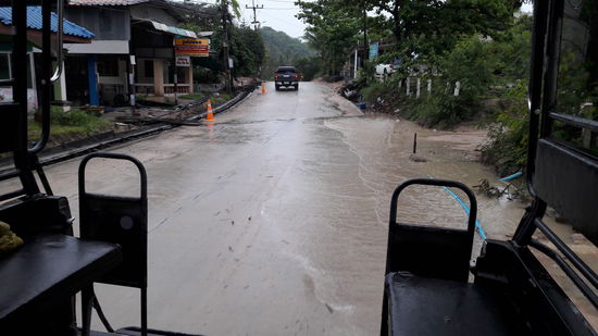 Wir verlassen die Insel zur richtigen Zeit...