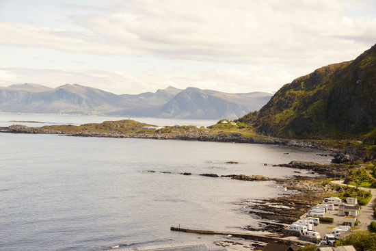 Auf dem Weg nach oben... da unten steht auch unser Womo