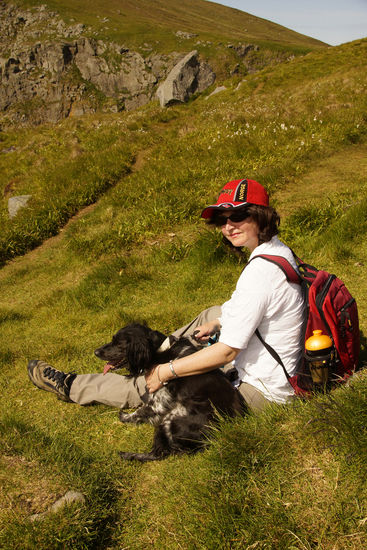 Kleine Rast nach dem Aufstieg