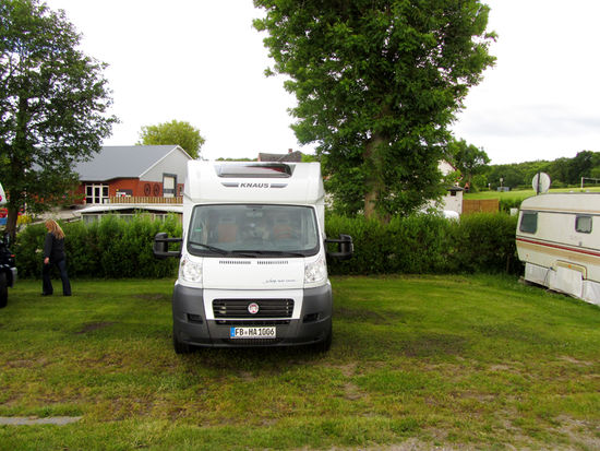 Der erste Stellplatz