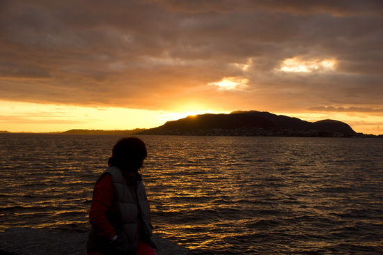 Spät am Abend... und die dunkle Wand.. ohhjeee