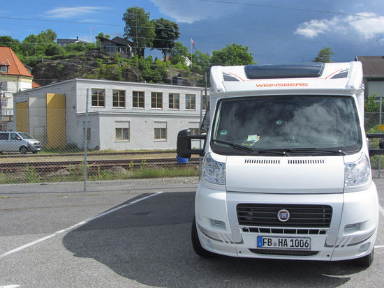 Der erste Morgen in Norge...naja.... sehr ernüchternd