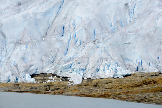 Das Eis ist schon toll anzusehen