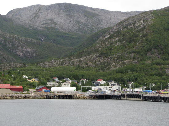 Kurz vor der Ankunft