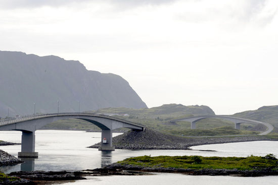 Die einzelnen Inseln werden durch diese Brücken verbunden