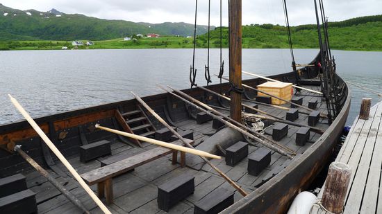 Mit so etwas sind die Wikinger über den Atlantik geschippert, eigentlich unglaublich...