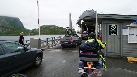 ...vor mir ein Harleyfahrer, der wird noch eine kleine Nebenrolle spielen ...
