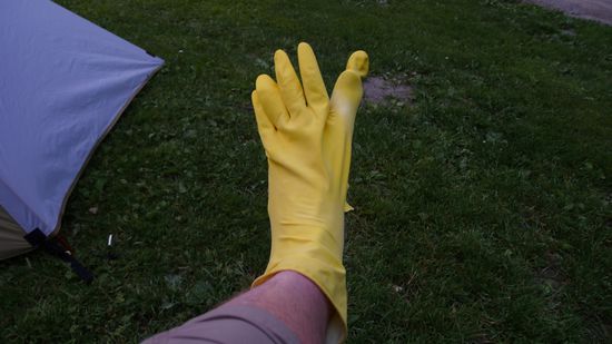 Garantiert trockene Füße ...