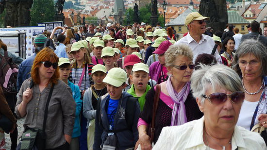 Auf der Charles Bridge...