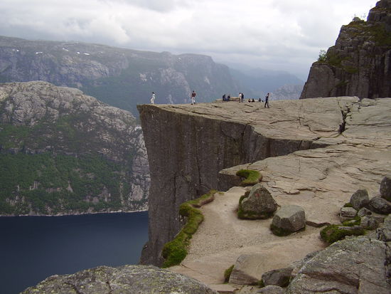 So sah es auf dem Preikestolen aus.