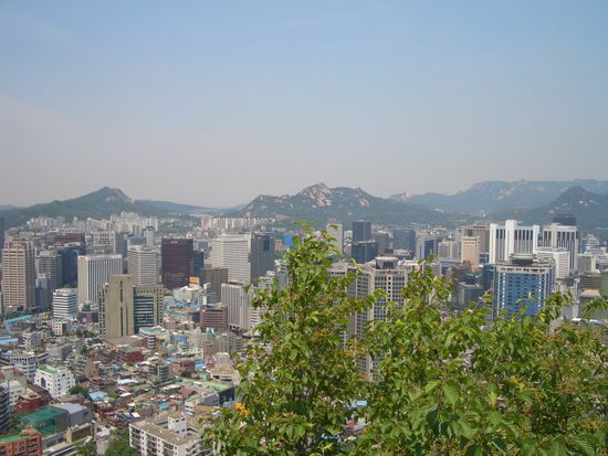 Seoul von oben - Blick vom Namsan Park