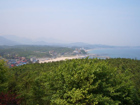 Ausblick vom Naksansa Tempel