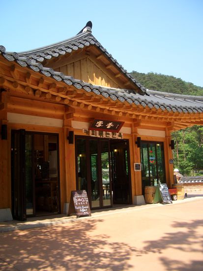 Nettes Café im Seoraksan Nationalpark