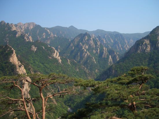 Ausblick im Seoraksan Nationalpark
