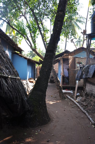 Der Weg zu unserer Unterkunft