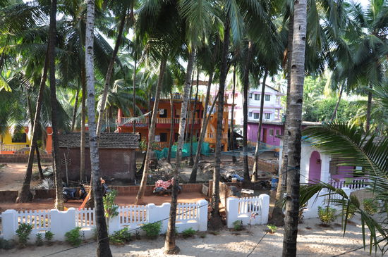 Aussicht von unserem Balkon