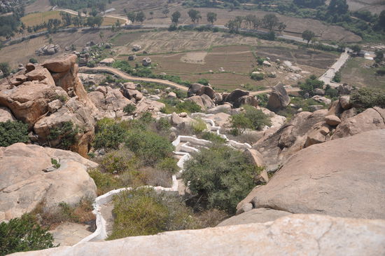 Einmal hoch und wieder runter...