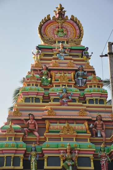 Auf dem Weg von Hampi nach Hospet