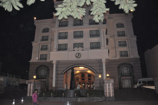 Das schicke Hotel in Hospet.