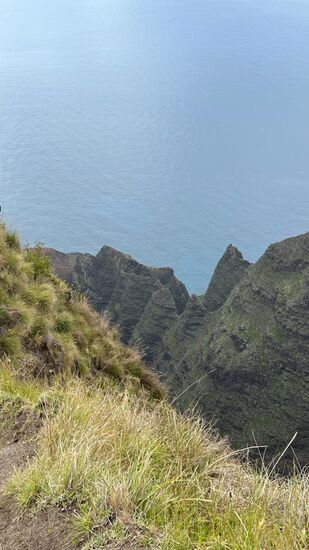 Steil geht es runter