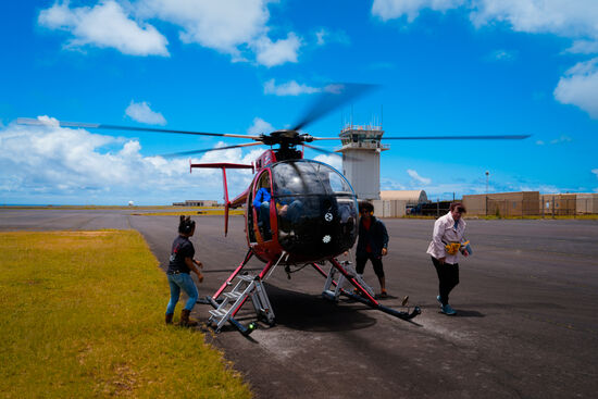 Nach 50 Minuten ist der Spaß zu Ende und man hilft uns mit einer kleinen Leiter auszusteigen