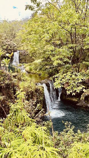 Jede Menge Wasserfälle…