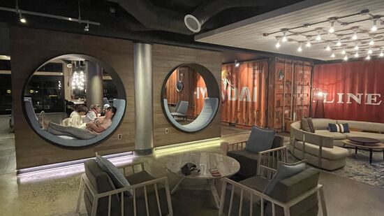 Ein junges , modernes Hotel….