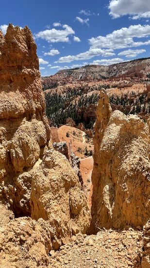 Immer wieder neue Felsformationen