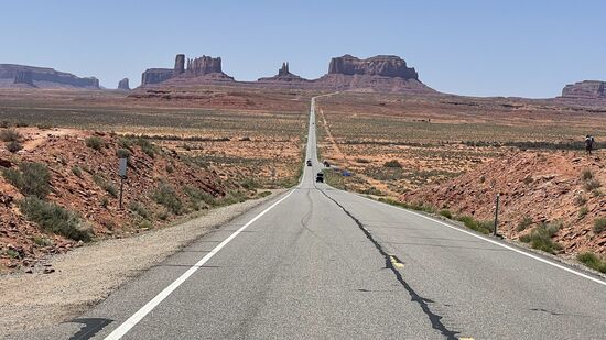 Nächste Etappe ist der „Forrest Gump-Point“ - hier rannte Tom Hanks als Forrest Gump im gleichnamigen Film von 1994