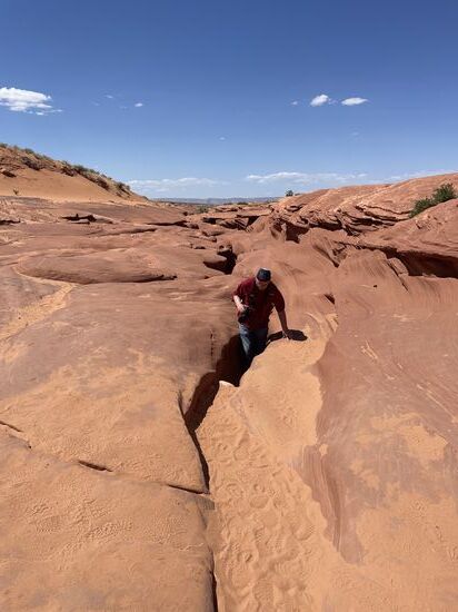 Und hier werden die Menschen wieder „ausgespuckt“ .