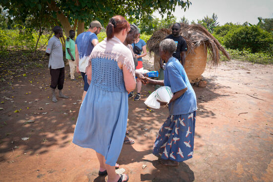 Hier wohnt Maria, sie ist 83 Jahre alt.