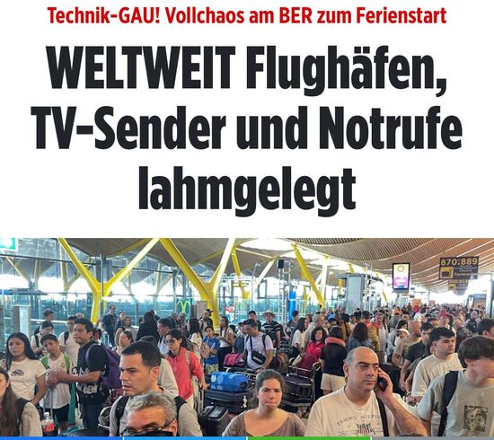 Aus Deutschland erreichen uns diese Meldungen….wie gut, dass es uns grad nicht kümmert…