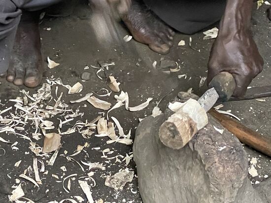 ….und bearbeitet wird….