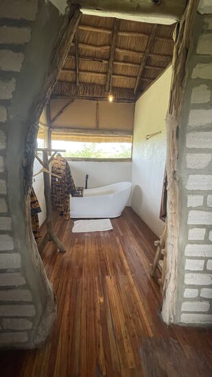 Hier gibt es eine Wanne