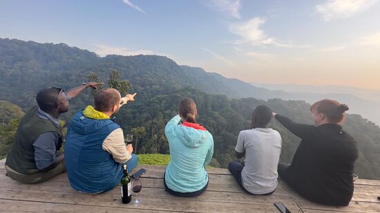 Wir verbringen einen entspannten Nachmittag mit ihm-