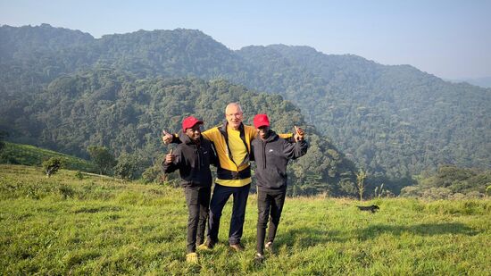 Thomas mit den beiden Jungs