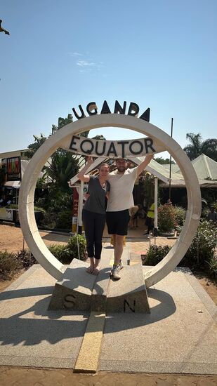 Und wir überqueren wieder einmal den Äquator!