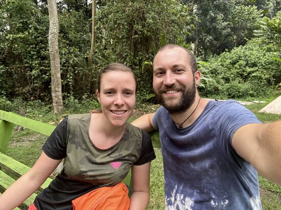 Kurze Pause an der Rangerstation