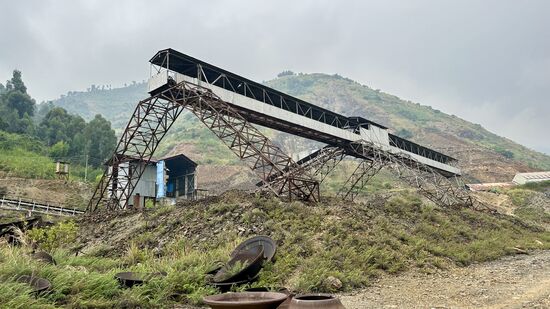 … und die alte stillgelegte Mine