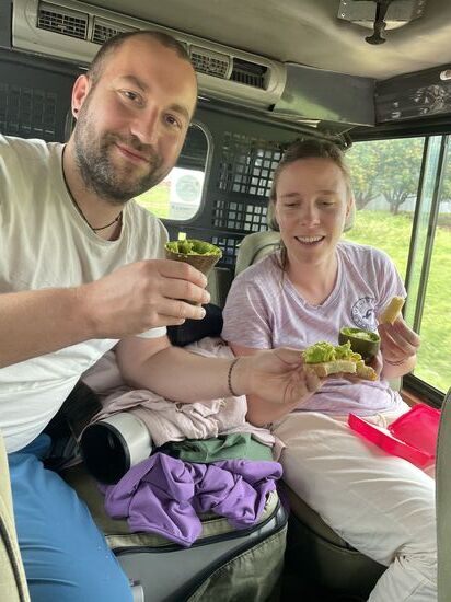 Hier wird die Avocado direkt verspeist 