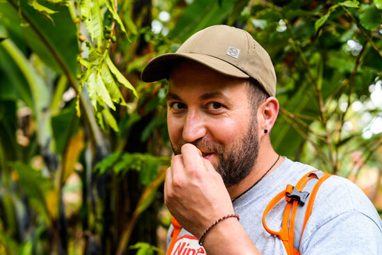 Wir dürfen probieren.