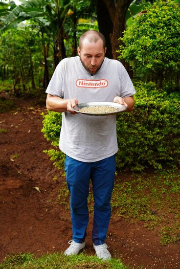 Nicolas darf auch mal pusten…