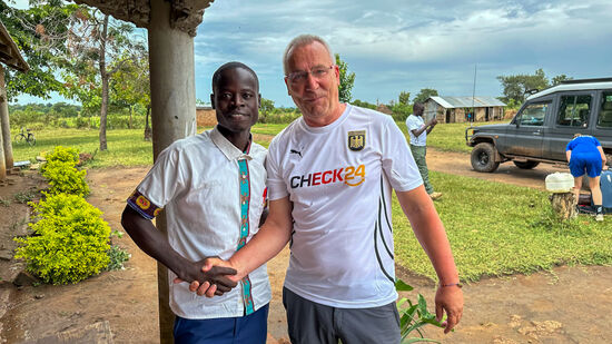 Der Direktor bedankt sich