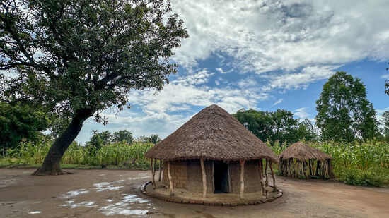 Das ist die Küche der Familie