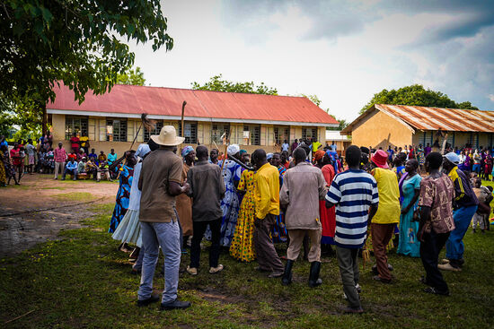Die Stimmung steigt und es kommen immer mehr Leute