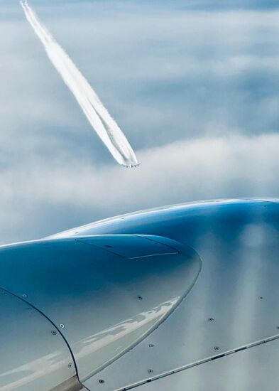 Ein paar Schnappschüsse während des Fluges