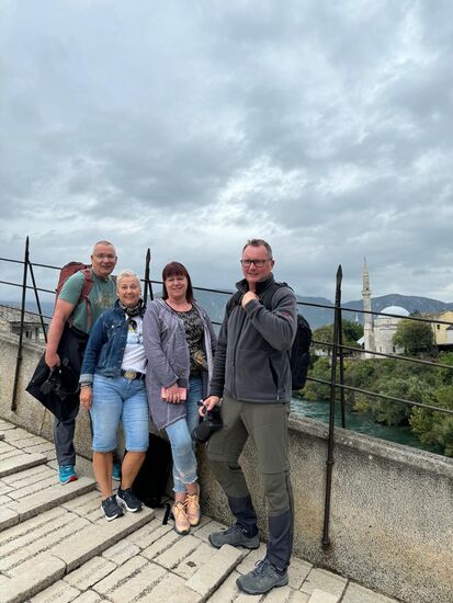 Auf der „Stari Most“