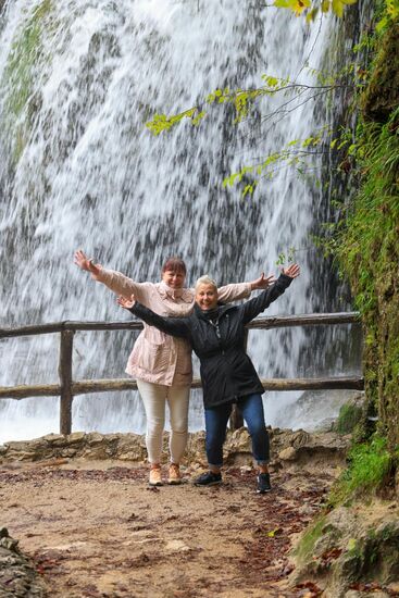 -hier werden wir mal ordentlich nass ..