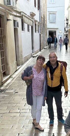 Fußgängerzone in Zadar..